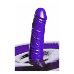 Purple Inflatable Seat with Vibrating Dong, image 3