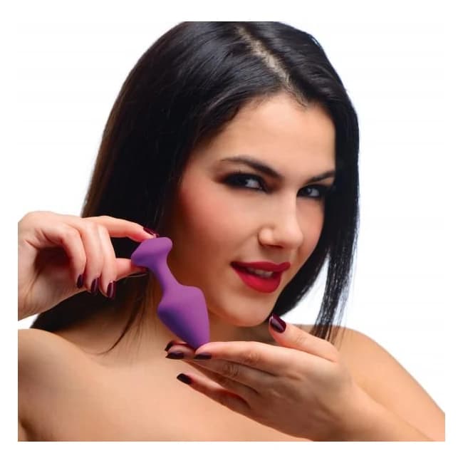 Purple Pleasures 3 Piece Silicone Anal Plugs - Image 1