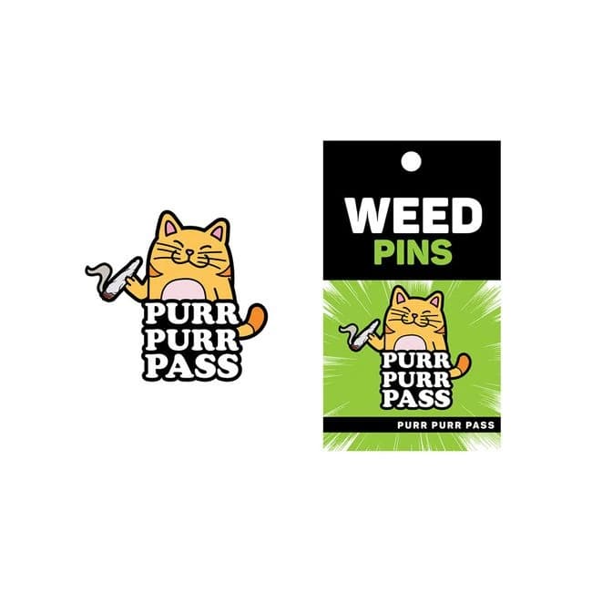 Purr Purr Pass Pin - Image 1