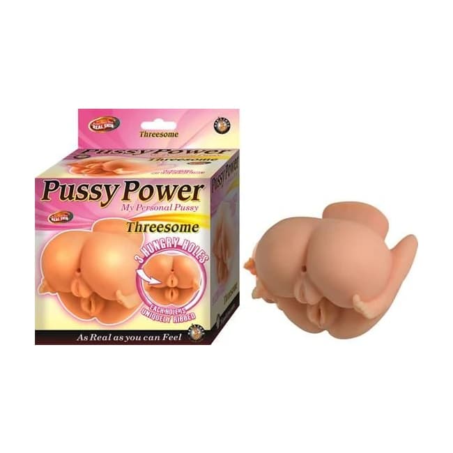Pussy Power Threesome Beige - Image 1
