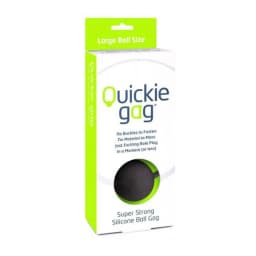 QUICKIE BALL GAG BLACK LARGE  - Image 1