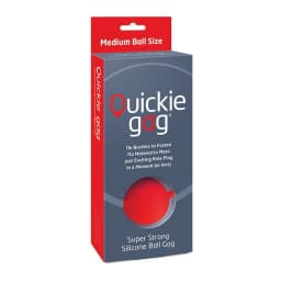 QUICKIE BALL GAG MEDIUM RED  - Image 1
