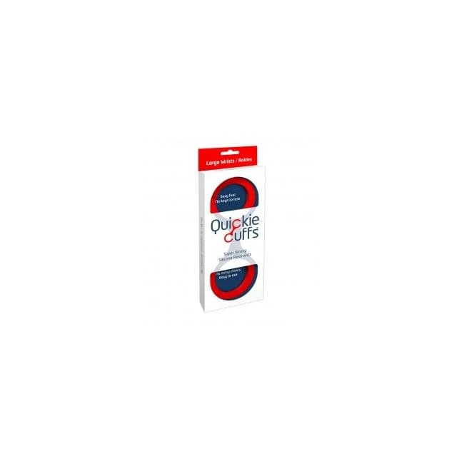 QUICKIE CUFFS RED LARGE  - Image 1