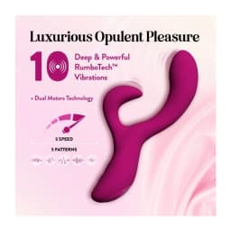 Quinn Rabbit Vibrator Burgundy, image 4