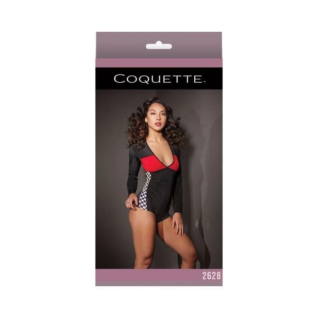 Racer Romper Black & Red Os - Image 1