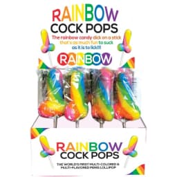 Rainbow Cock Pop 12pc Display - Image 2