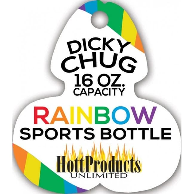 Rainbow Dicky Sports Bottle - Image 2