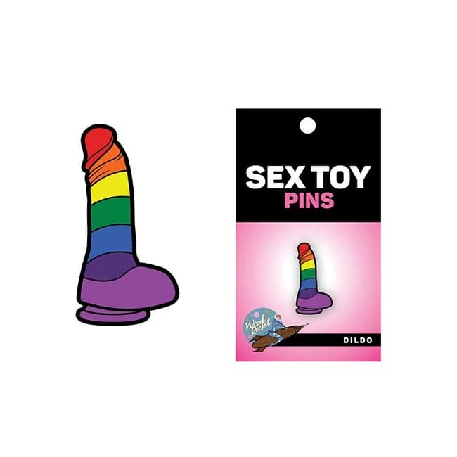 RAINBOW DILDO PIN (NET) - Image 1