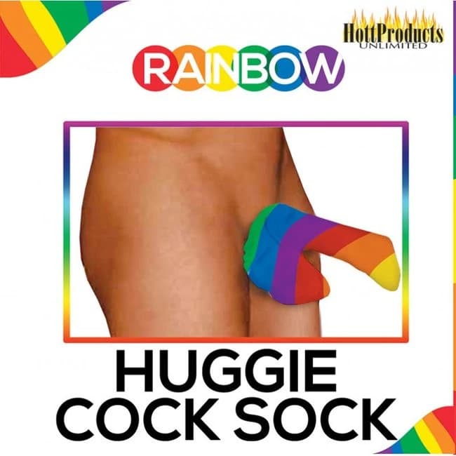 Rainbow Huggie Men's Cock Sock - Image 1