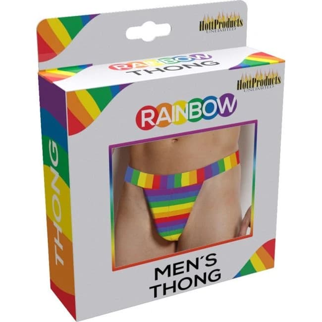 Rainbow Men's Thong - Image 1