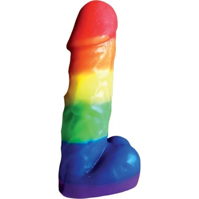 Rainbow Pecker Party Candle - Image 1