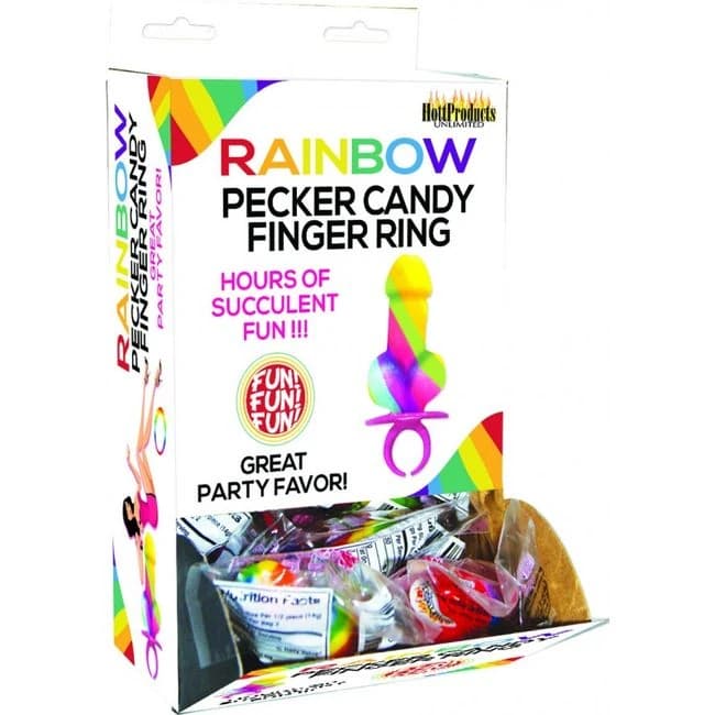 Rainbow Ring Pop Display 12pc - Image 1
