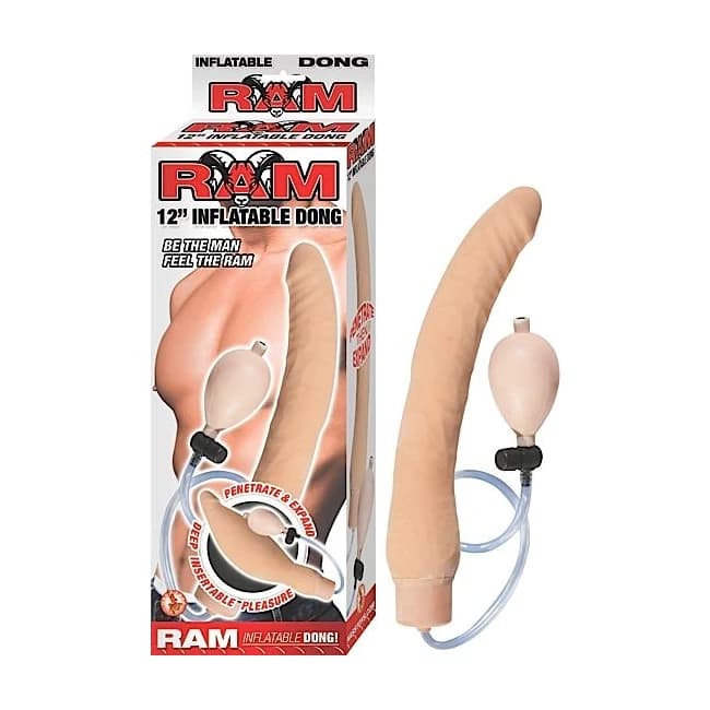 RAM 12IN INFLATABLE DONG FLESH  - Image 1