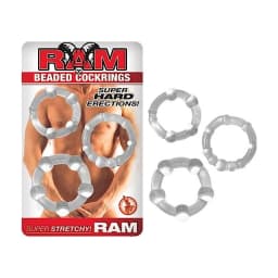 Ram Beaded Cockrings, image 1