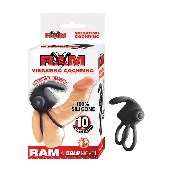 Ram Vibrating Cockring Black - Image 1