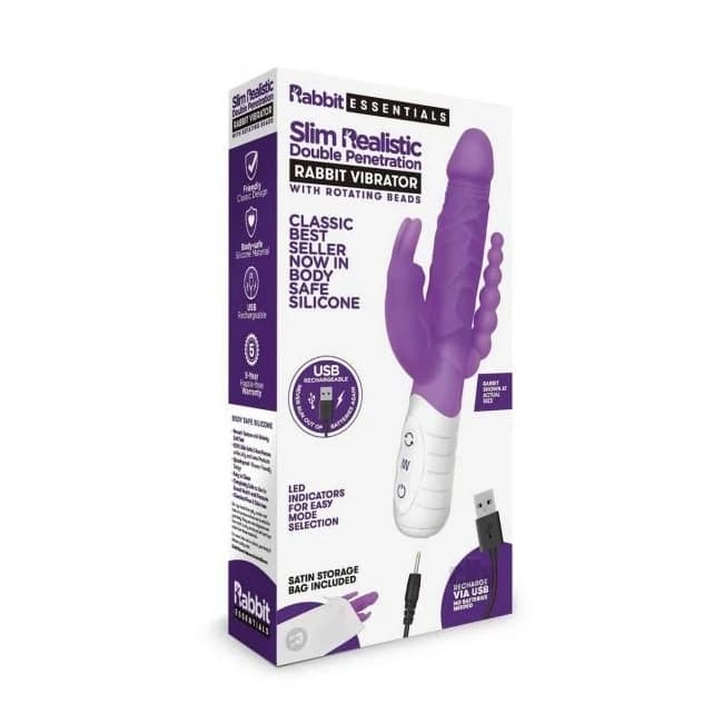 Re Recharge Slim Dp Rabbit Vibe Purple - Image 1
