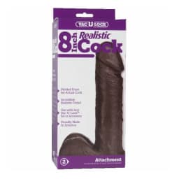 REALISTIC DONG-8IN BLACK BX  - Image 1