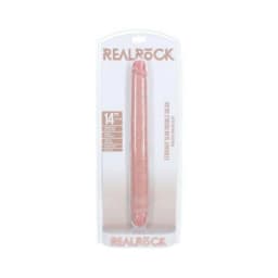 Realrock 14 In. Slim Double-Ended Dong, image 1