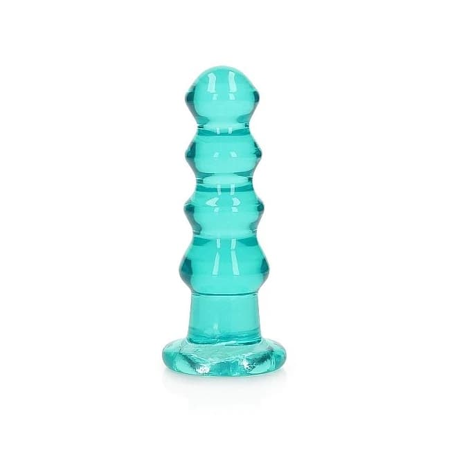 Realrock Curvy Dildo or Butt Plug Turquoise - Image 1