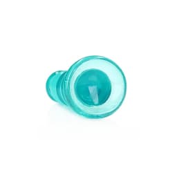 Realrock Curvy Dildo or Butt Plug Turquoise, image 2
