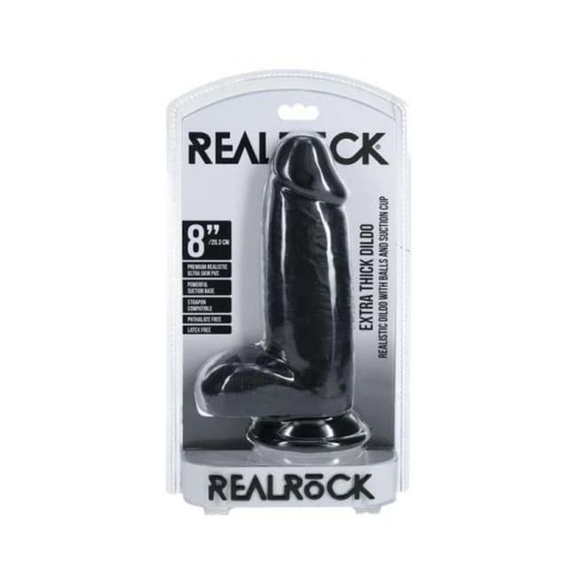 Realrock Extra Thick. Dildo with Balls - Image 1