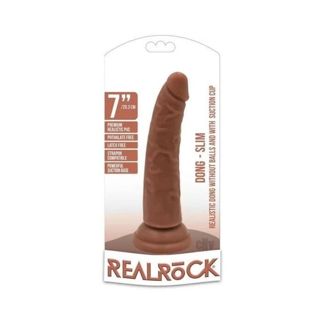 Realrock Slim Dildo Without Balls, image 1
