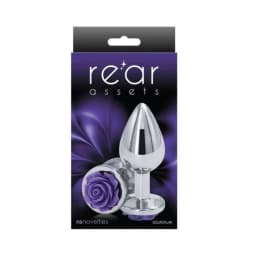 Rear Assets Rose Anal Plug - Medium -, image 1