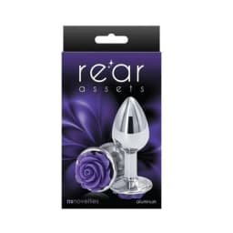 Rear Assets Rose Anal Plug - Small -, image 1