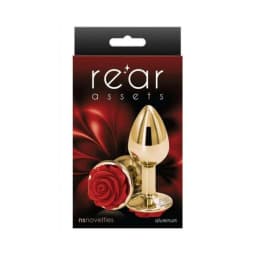 Rear Assets Rose Anal Plug - Small -, image 2