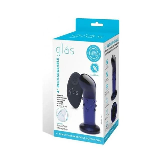 Recharge Remote Vibe Dot Plug 4 Blue - Image 1