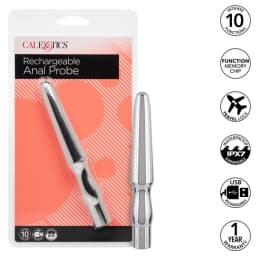 Rechargeable Anal Probe Silver, image 6