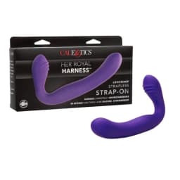 Rechargeable Love Rider Strap on Purple, image 2