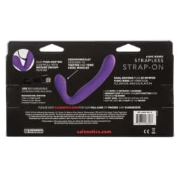 Rechargeable Love Rider Strap on Purple, image 4