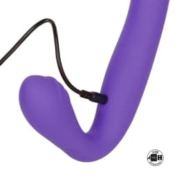 Rechargeable Love Rider Strap on Purple, image 8