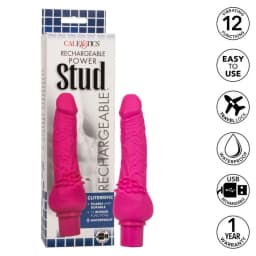Rechargeable Power Stud Cliterrific Pink, image 7