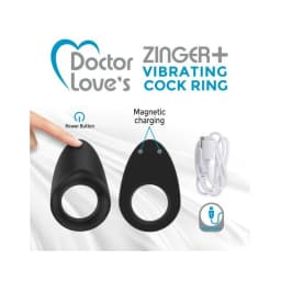 Rechargeable Vibrating Cock Ring Black, image 3