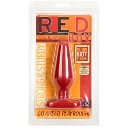 RED BOY MEDIUM BUTT PLUG 5IN - CD  - Image 3