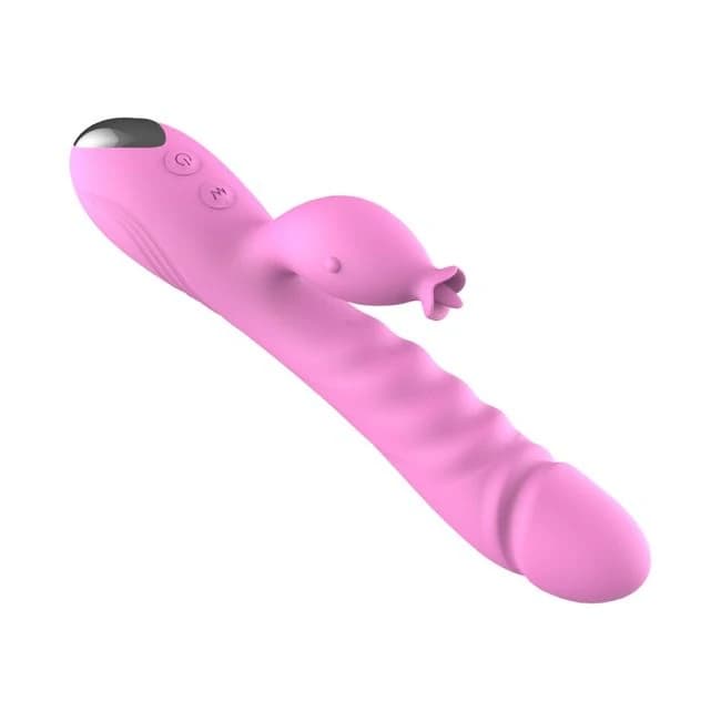Red Queen Premium Rabbit Vibe Pink - Image 1