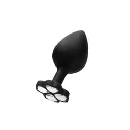 Regular Lucky Diamond Butt Plug Black - Image 1