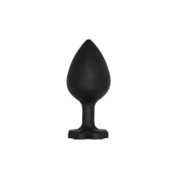 Regular Lucky Diamond Butt Plug Black - Image 4