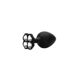 Regular Lucky Diamond Butt Plug Black - Image 5