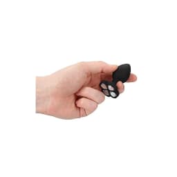 Regular Lucky Diamond Butt Plug Black - Image 6