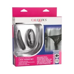 Remote Control Lace Thong Set, image 3