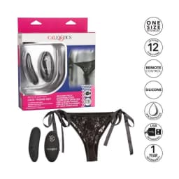 Remote Control Lace Thong Set, image 6