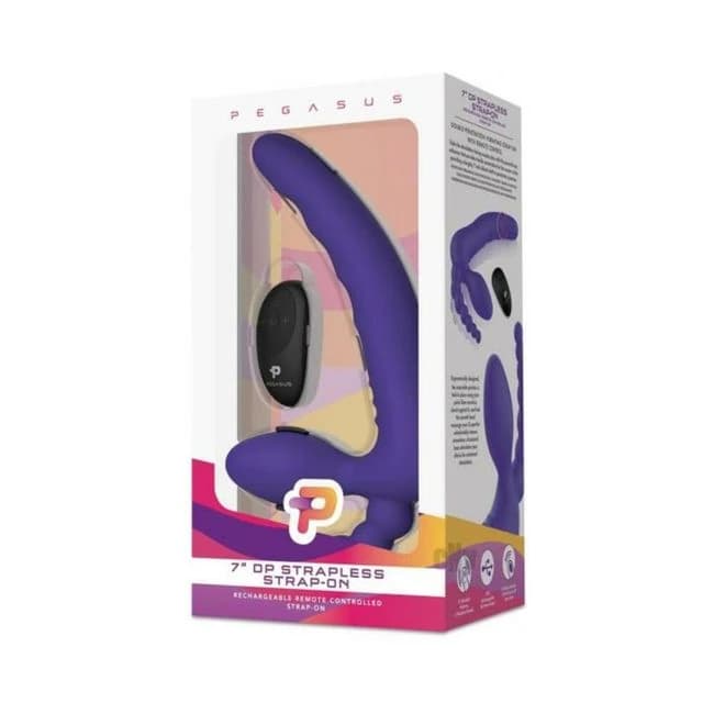 Remote Strapless Dp Strap on 7 Purple - Image 1