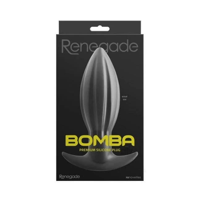 Renegade Bomba Anal Plug Black Large - Image 1