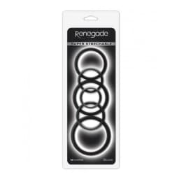 Renegade Build a Cage Rings Black Set of 6, image 2