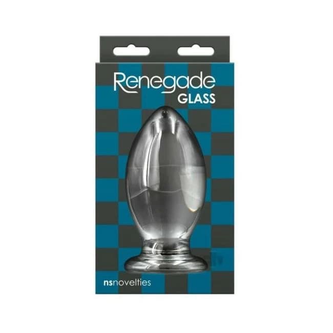 Renegade Glass Bishop Anal Plug - Clear - Image 1