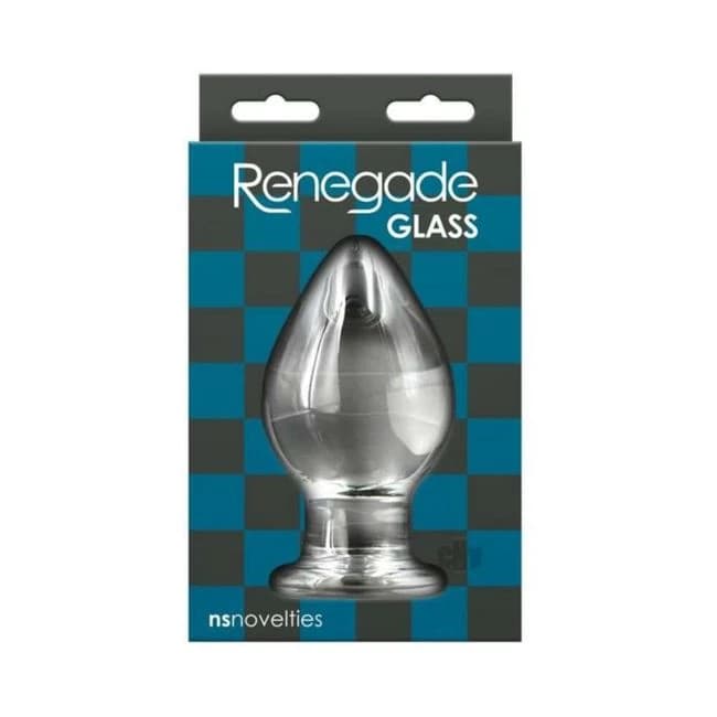 Renegade Glass Knight Anal Plug - Clear - Image 1