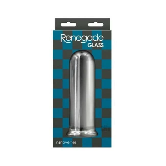 Renegade Glass Rook Anal Plug - Clear - Image 1
